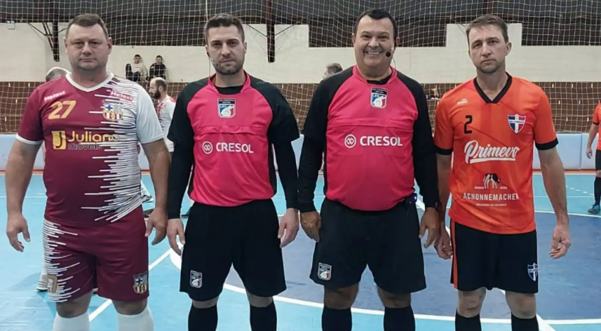 Rodada do Veterano movimenta o Campeonato Municipal de Futsal
