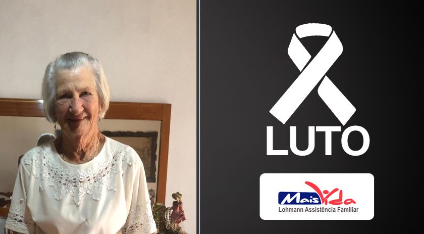 Comunicamos o falecimento de Helga Hoffmann