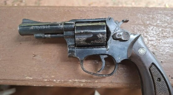 Revólver calibre .38 é apreendido durante cumprimento de mandado judicial no Oeste catarinense