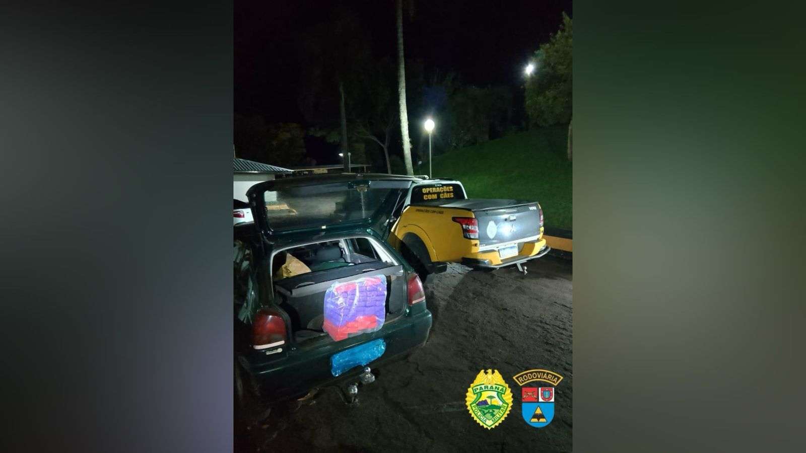 Polícia Rodoviária Estadual apreende maconha que seria comercializada na região