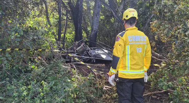 Piloto de balão que caiu em SC tentou combater incêndio, mas extintor falhou, diz polícia