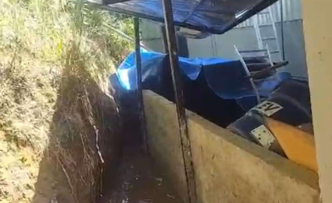 Homem morre durante trabalho após caixa de agua cair