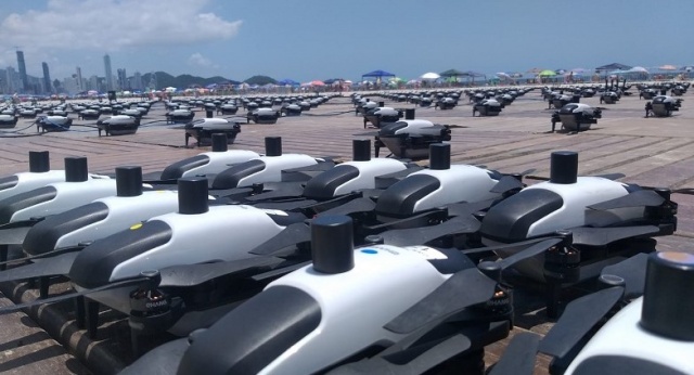 Maior show de drones do Brasil em Balneário Camboriú será feito por Inteligência Artificial