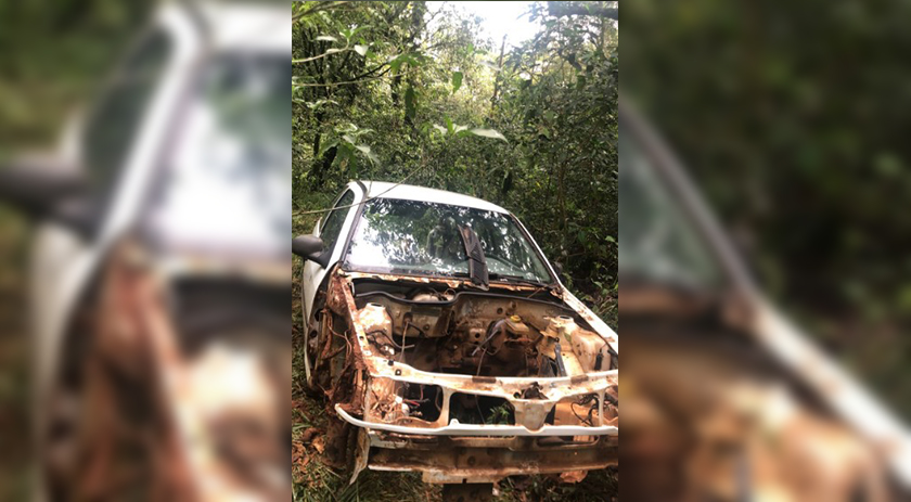 Gol que foi furtado em Barracão é encontrado depenado na Argentina