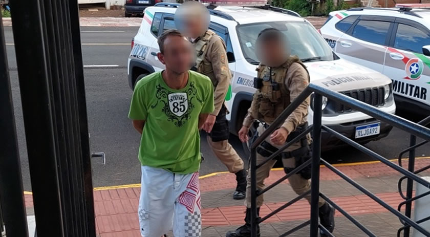 Autor de vários crimes, homem é preso depois de furtar TV