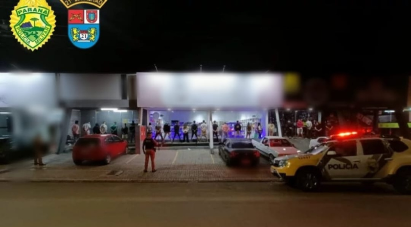PM apreende aparelho de som após receber denúncia de perturbação de sossego em conveniência