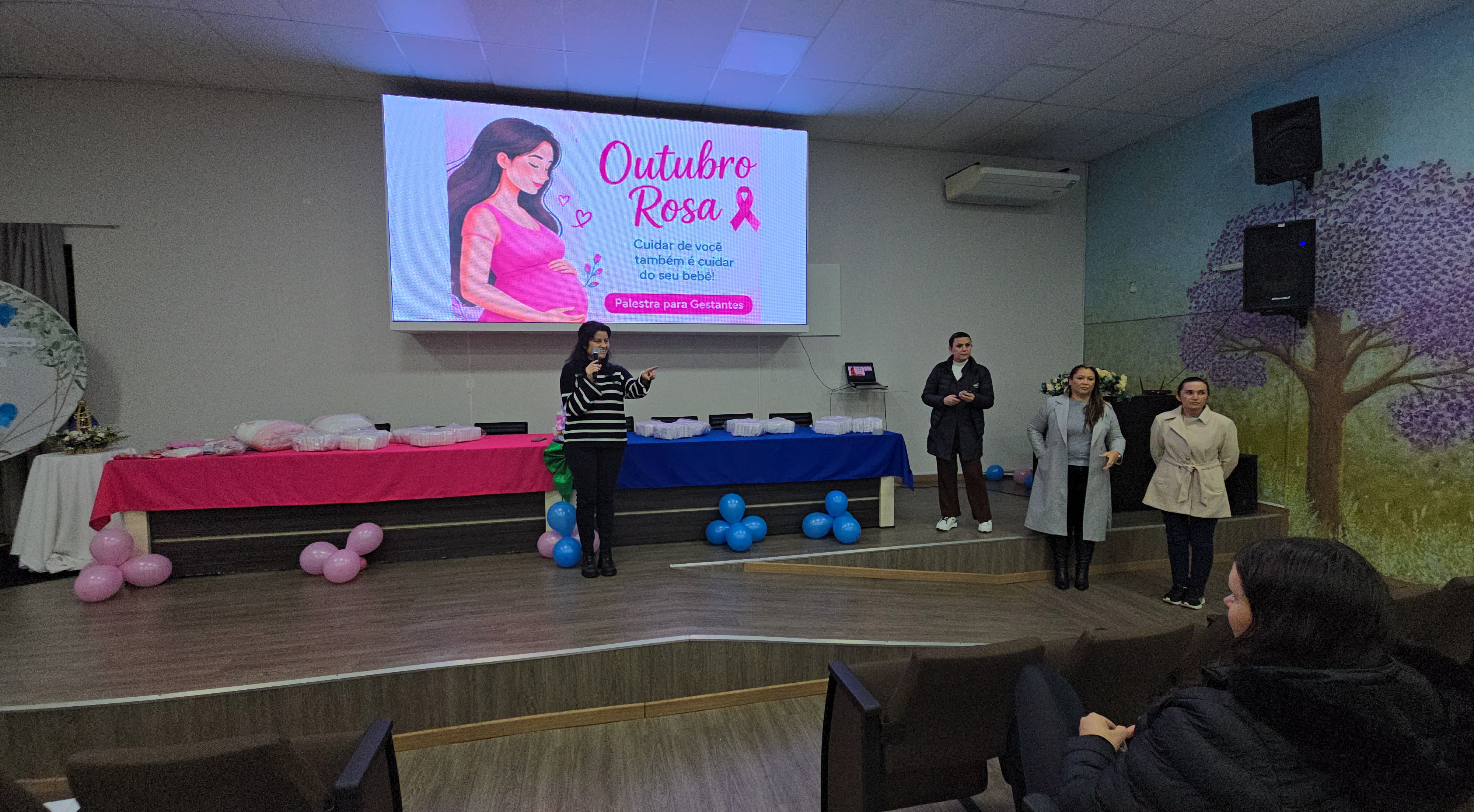 Encontro com gestantes aborda saúde mental e acolhimento materno
