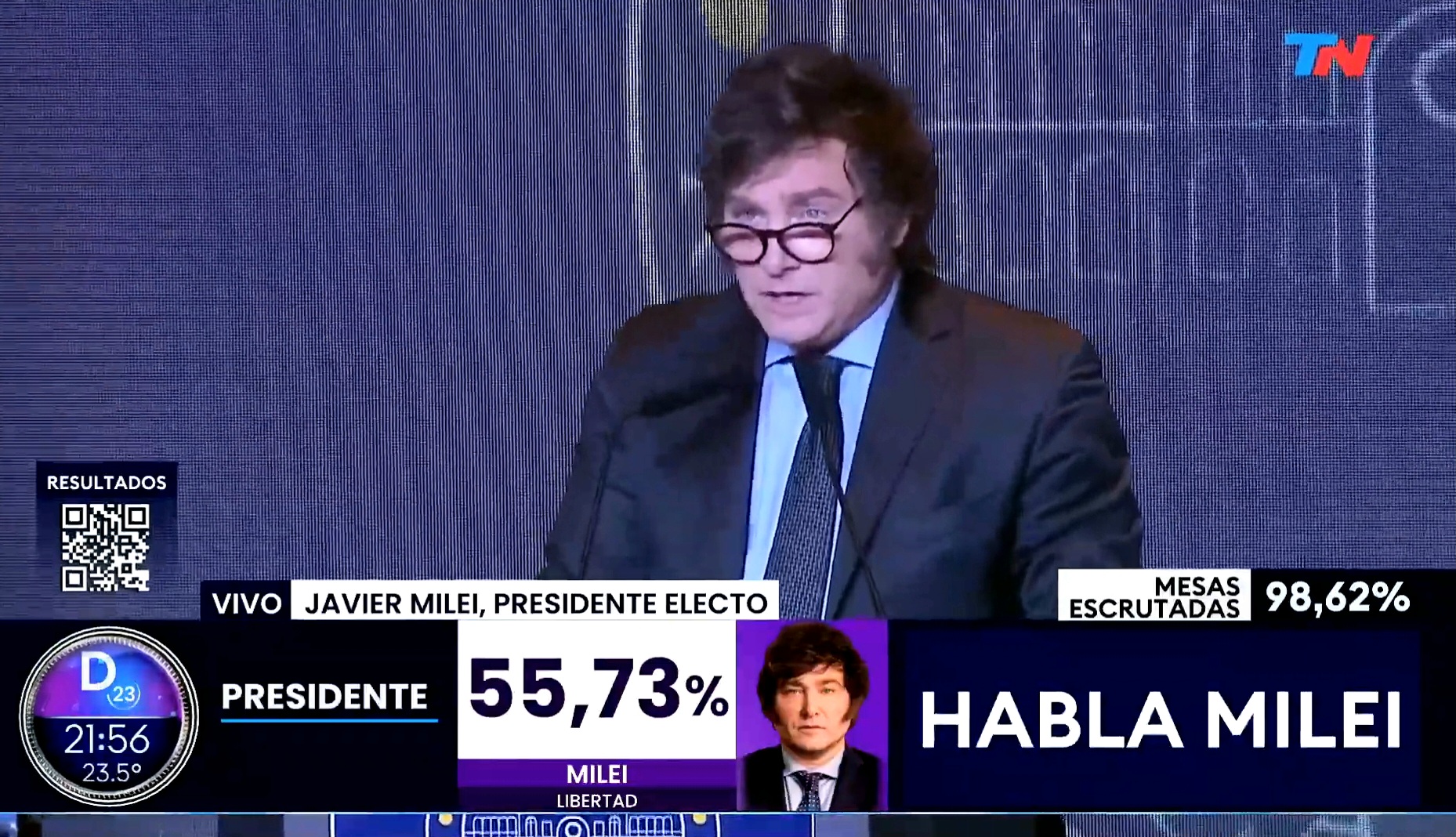 Javier Milei é eleito novo presidente da Argentina
