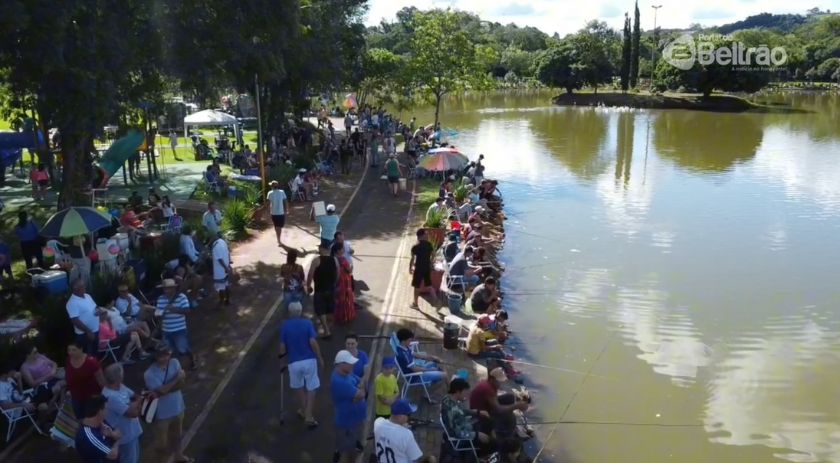 Evento de pesca leva milhares de pessoas aos lagos beltronenses