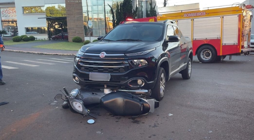 Acidente na Av. Washington Luís deixa mulher de 26 anos ferida