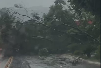Temporal assusta moradores do Extremo Oeste de Santa Catarina