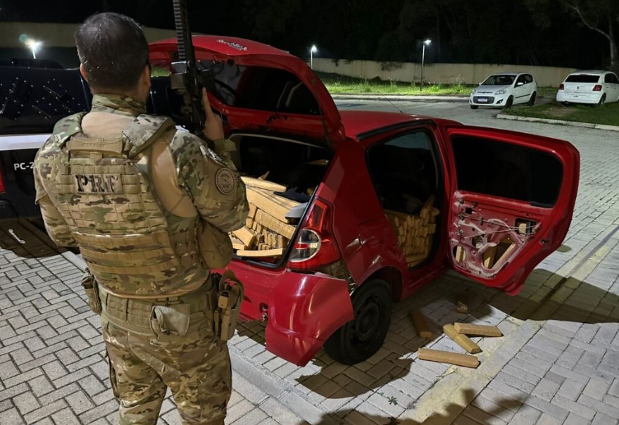 PRF apreende mais de 600 quilos de maconha