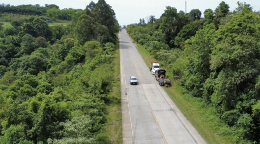 DNIT interdita faixa na BR-163 em Guaraciaba para obras; Previsão de término é 14 de novembro
