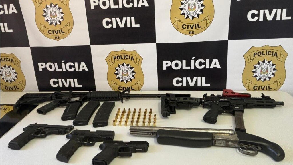 Polícia Civil de Chapecó participa de operação policial contra o crime organizado e distribuição de armas