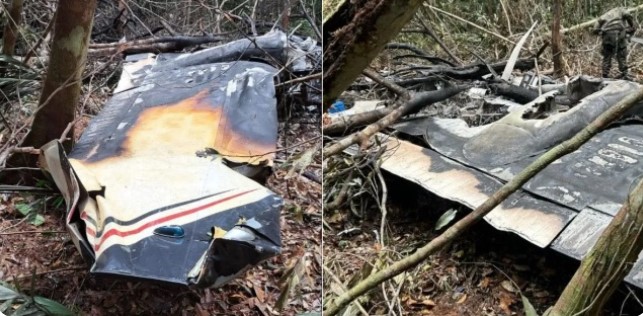 Avião que transportava drogas é abatido pela FAB