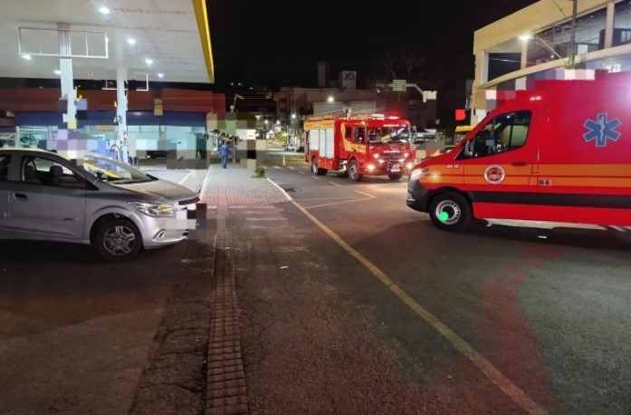 Em menos de duas horas, três acidentes ocorreram no centro