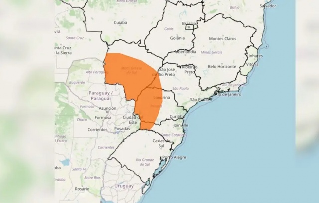 Combo de tempestades e ventos de até 100 km/h faz região de SC entrar em alerta