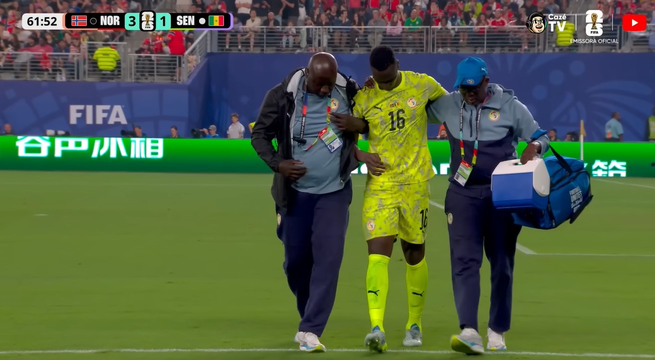 Senegal emite comunicado oficial e confirma desfalque de Mendy contra o Iraque