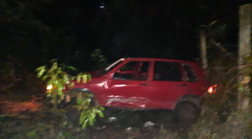 Acidente entre dois carros deixa feridos na SC-480, em Bom Jesus