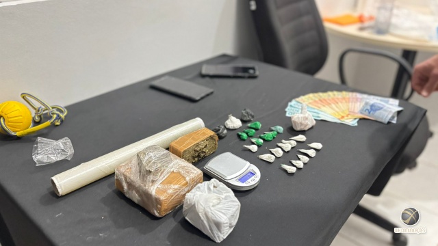 Homem é preso por tráfico de drogas