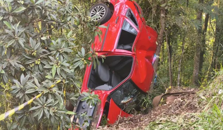 Menino de 7 anos morre após carro sair da pista na PR-493