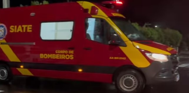 Policial militar de Santa Catarina fica ferido em acidente no bairro Aeroporto