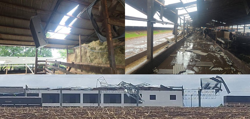 Temporal causa danos e alerta para mais chuvas em todo o Paraná