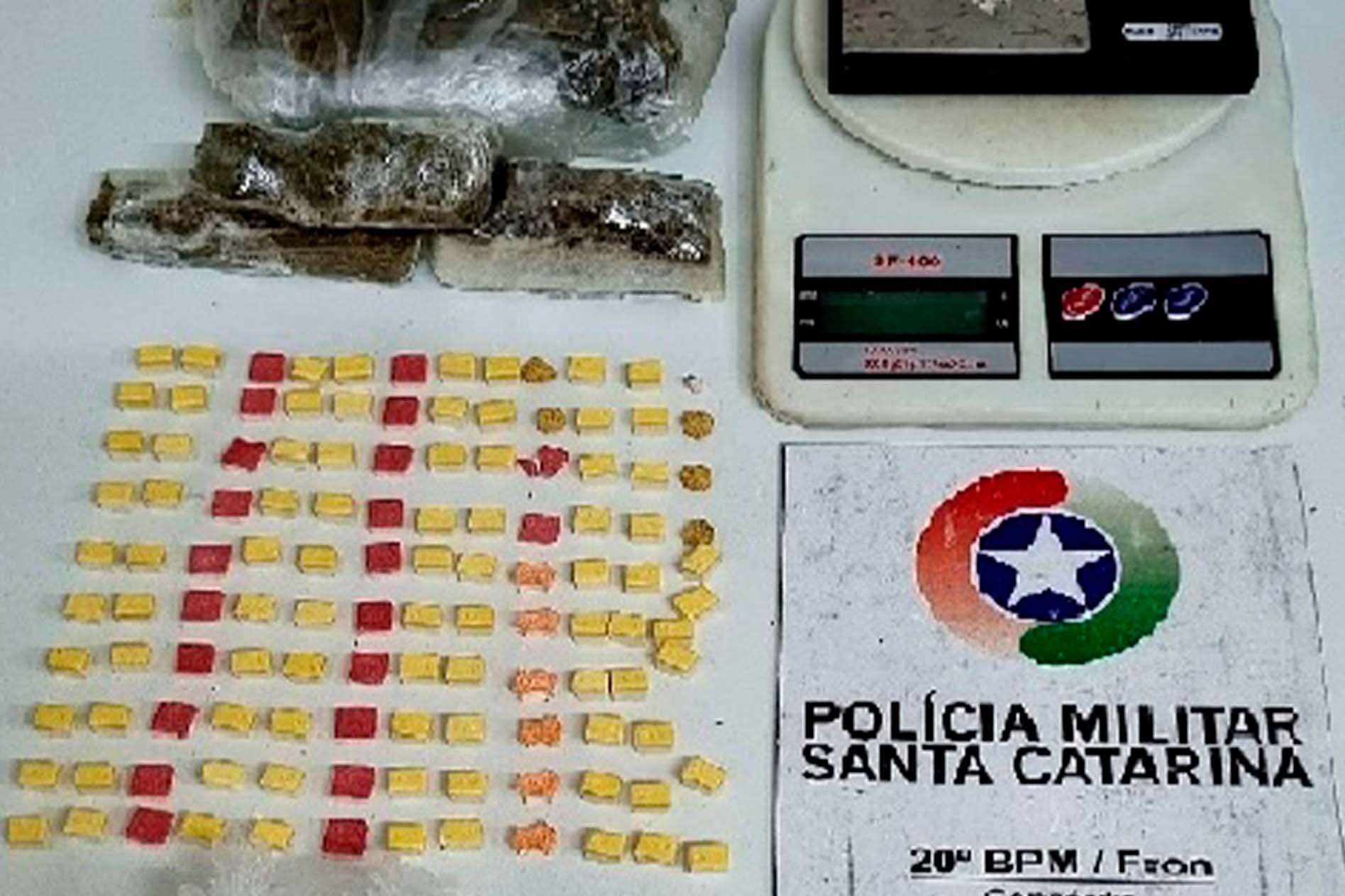 Drogas são apreendidas em apartamento no Oeste Catarinense