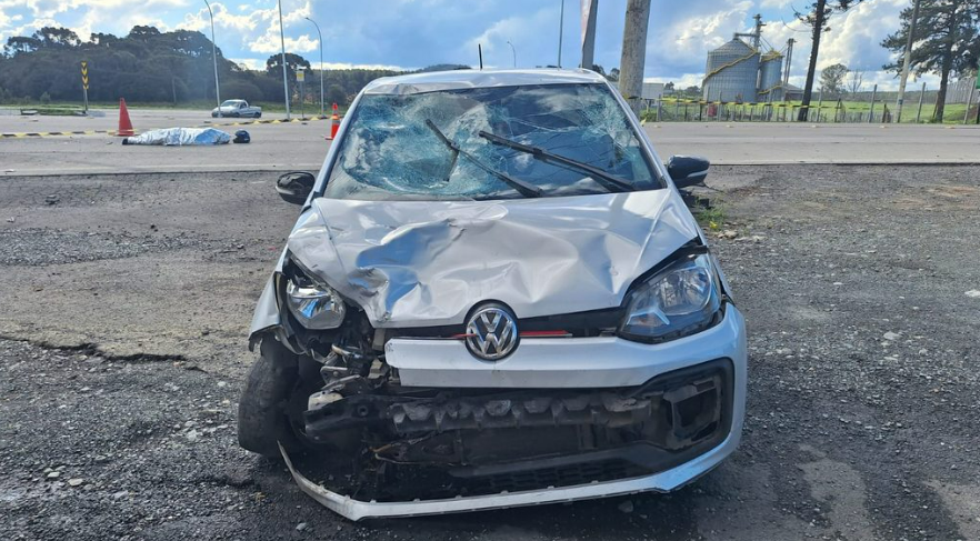 Motociclista de 65 anos morre após colisão com carro na SC-114