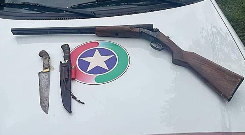 PM prende homem após o mesmo ameaçar pessoas com arma de fogo no distrito de Idamar