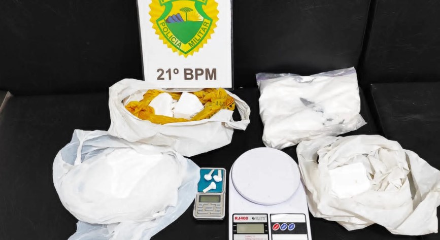 PM descobre laboratório de cocaína com capacidade para produção em grande quantidade