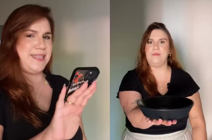 Condição rara impede artista de virar as mãos e improviso chama atenção nas redes