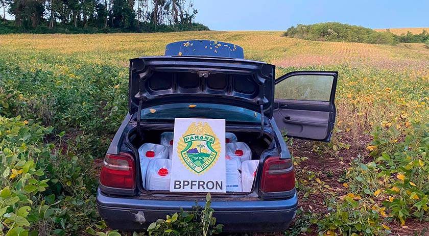BPFRON apreende veículo carregado com agrotóxicos
