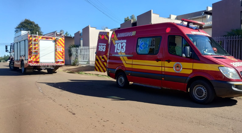 Idosa sofre queda de aproximadamente 3 metros de altura do telhado no Bairro Nascente do Peperi