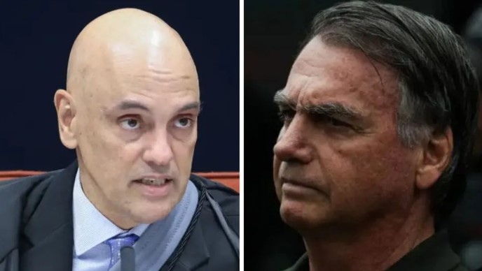 Moraes é citado como “autoridade coatora” e fica fora de julgamento que busca libertar Bolsonaro no STF