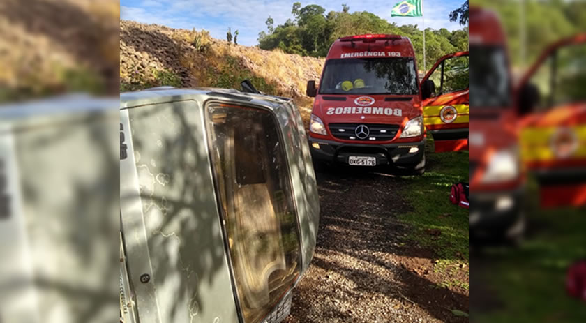 Acidente de trânsito na BR 163 deixa condutor ferido