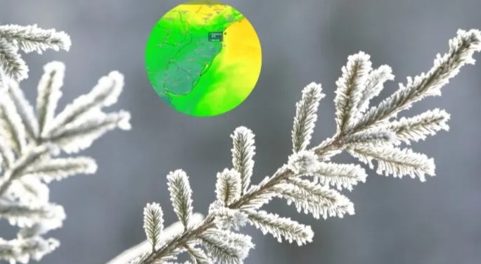 Passagem de ciclone no Sul traz frio atípico e temperaturas despencam para -2°C com chance de geada em SC