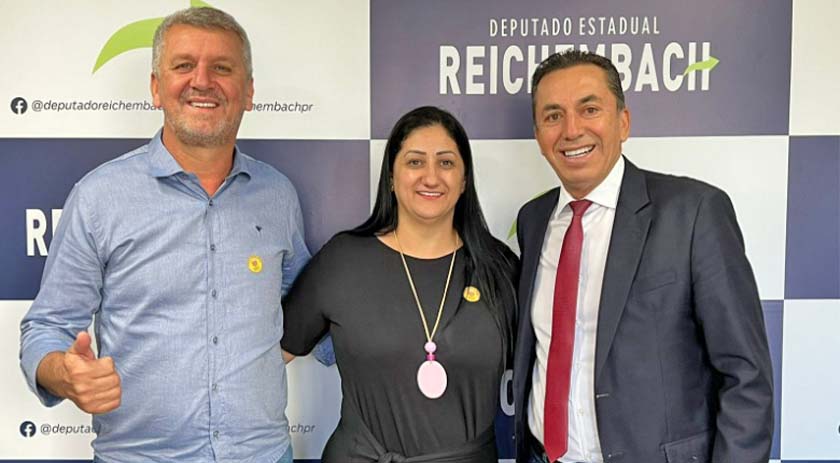 Prefeito se reúne com representantes da Copel, Sanepar e BRDR para solicitar patrocínio para a 25ª Festa do Chapéu de Palha e 1ª Expo Bom Jesus