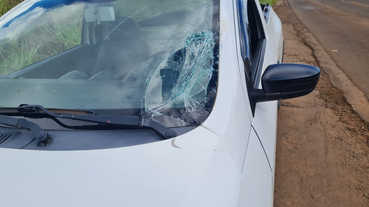 Colisão entre carro e bicicleta deixa ciclista ferido