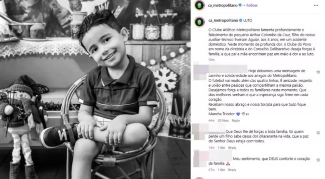 Menino de 4 anos morre após cair de janela ao tentar observar pássaro em Blumenau