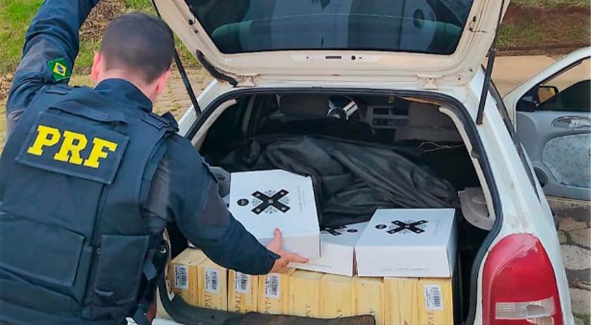 Homem tenta fugir mas é preso com vinhos argentinos importados irregularmente