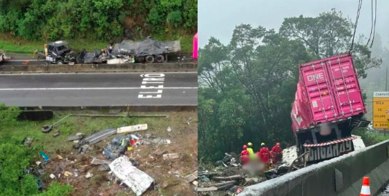 Caminhoneiro chora em depoimento e alega que falha mecânica causou acidente na BR-376