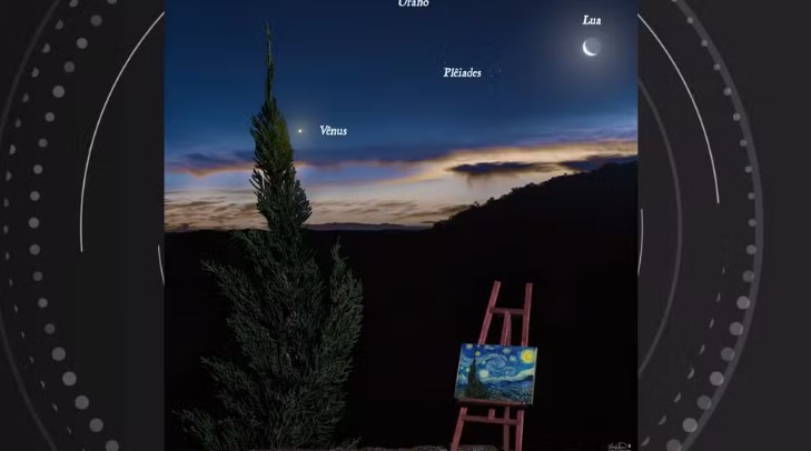 Fotógrafo paranaense tem imagem inspirada em Van Gogh publicada pela Nasa