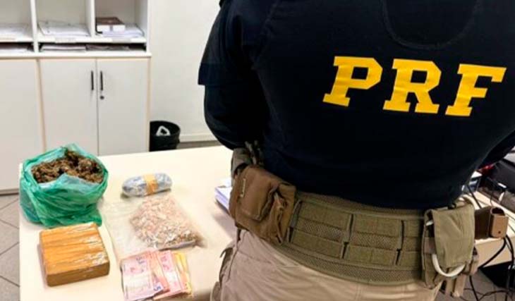 Mulher é presa na BR-282 com ecstasy, cocaína, skunk e crack