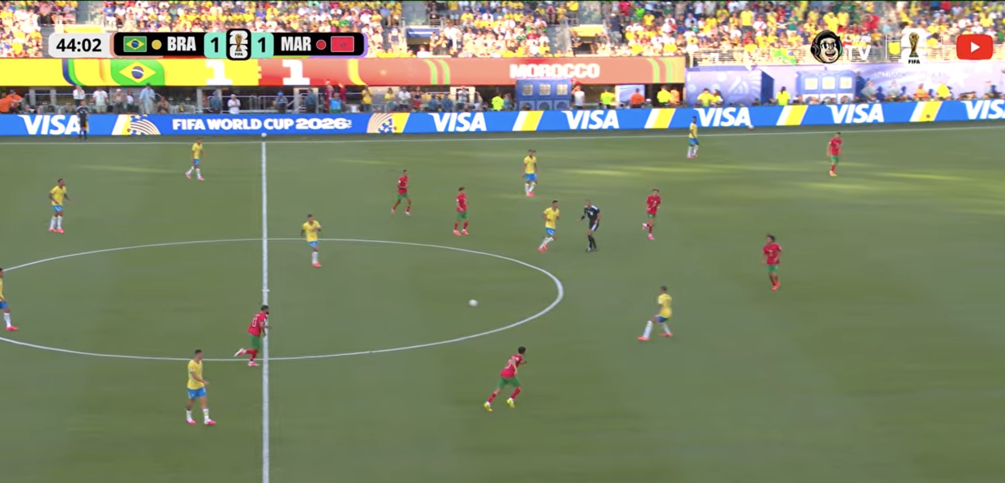 Brasil estreia com empate diante do Marrocos