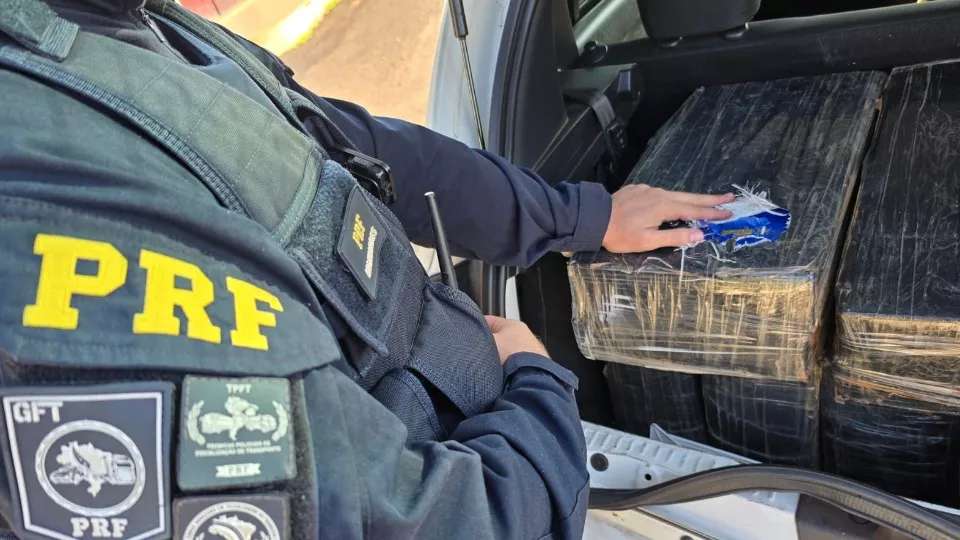 PRF apreende 384 kg de maconha na BR-369