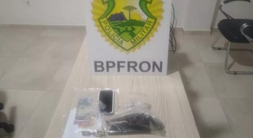 BPFRON apreende arma de fogo após adolescente ser baleada na cabeça
