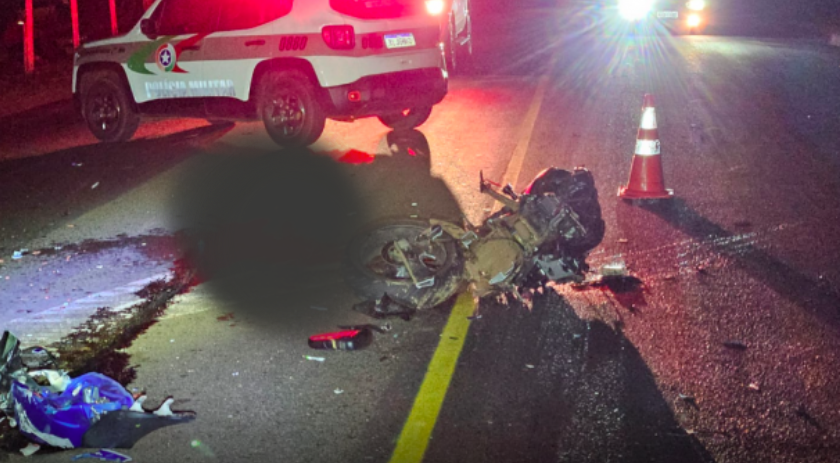 Motocilcista morre em grave acidente em Chapecó