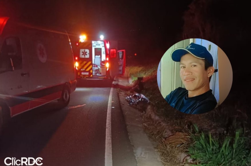 Identificado jovem que morreu atropelado no Oeste de SC