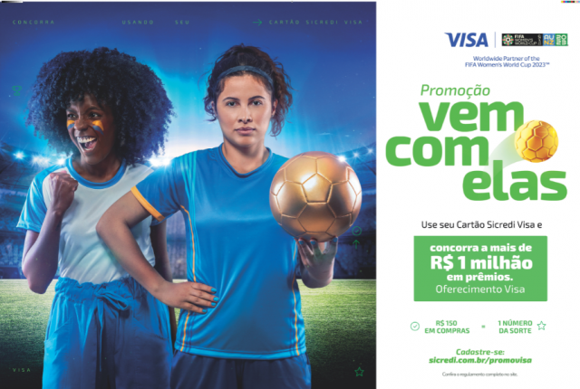 Sicredi e Visa oferecem mais de R$ 1 milhão em prêmios